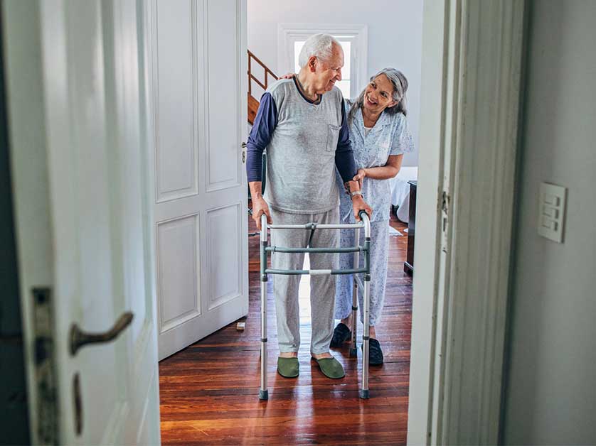 Picture of two elderly people, wanting an Aging-in-place remodel project