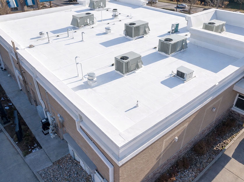 Why a Lot of Commercial Flat Roofs Are White